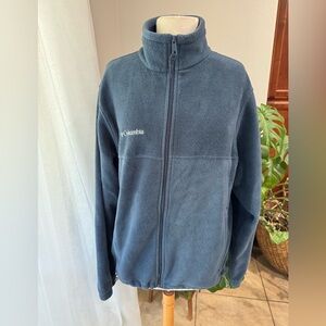 Columbia Sportswear Company Full Zip Fleece Jacket Blue Men’s Large